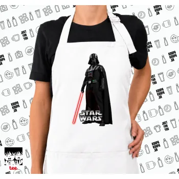 Darth vader, Ποδιά μακριά Σεφ ολόσωμη με τσέπες white (ΕΝΗΛΙΚΩΝ)