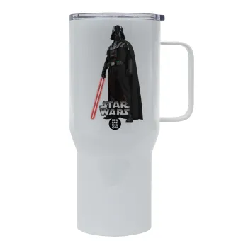Darth vader, Mega Stainless steel Tumbler with lid, double wall 750L