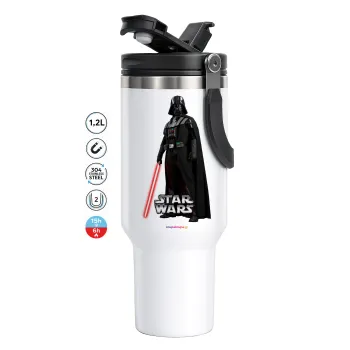 Darth vader, Mega Stainless steel Tumbler with lid, double wall 1,2L