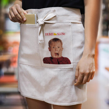 Μόνος στο σπίτι Kevin McCallister Shocked, Ποδιά Μέσης με διπλή τσέπη Barista/Bartender, Beige