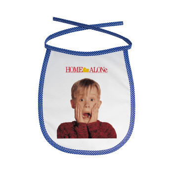 Μόνος στο σπίτι Kevin McCallister Shocked, Σαλιάρα μωρού αλέκιαστη με κορδόνι Μπλε