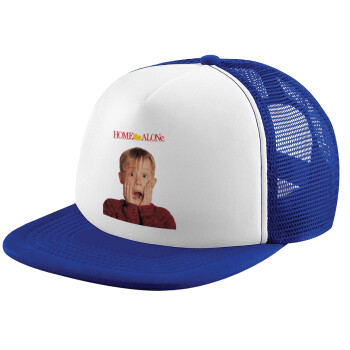 Μόνος στο σπίτι Kevin McCallister Shocked, Καπέλο παιδικό Soft Trucker με Δίχτυ Blue/White 