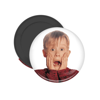 Μόνος στο σπίτι Kevin McCallister Shocked, Μαγνητάκι ψυγείου στρογγυλό διάστασης 5cm