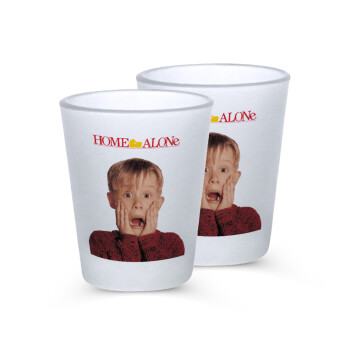 Μόνος στο σπίτι Kevin McCallister Shocked, Σφηνοπότηρα γυάλινα 45ml του πάγου (2 τεμάχια)