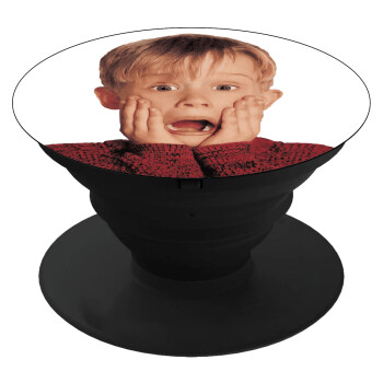 Μόνος στο σπίτι Kevin McCallister Shocked, Phone Holders Stand  Black Hand-held Mobile Phone Holder