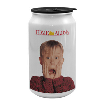 Μόνος στο σπίτι Kevin McCallister Shocked, Κούπα ταξιδιού μεταλλική με καπάκι (tin-can) 500ml