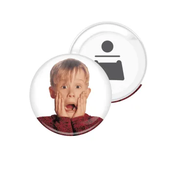 Μόνος στο σπίτι Kevin McCallister Shocked, Μαγνητάκι και ανοιχτήρι μπύρας στρογγυλό διάστασης 5,9cm