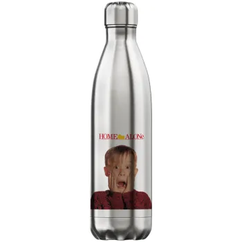 Μόνος στο σπίτι Kevin McCallister Shocked, Inox (Stainless steel) hot metal mug, double wall, 750ml