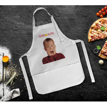 Μόνος στο σπίτι Kevin McCallister Shocked, Ποδιά Σεφ Ολόσωμη Παιδική (με ρυθμιστικά και 2 τσέπες)