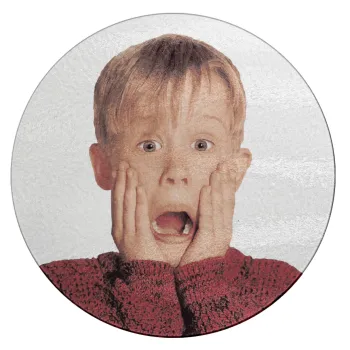 Μόνος στο σπίτι Kevin McCallister Shocked, Επιφάνεια κοπής γυάλινη στρογγυλή (30cm)