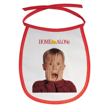 Μόνος στο σπίτι Kevin McCallister Shocked, Σαλιάρα μωρού αλέκιαστη με κορδόνι Κόκκινη