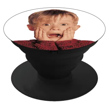 Μόνος στο σπίτι Kevin McCallister Shocked, Phone Holders Stand  Black Hand-held Mobile Phone Holder