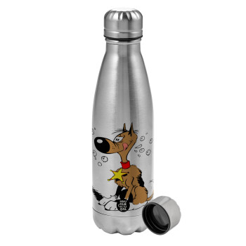 Rantanplan, Metallic water bottle, stainless steel, 750ml