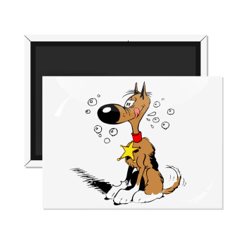 Rantanplan, Ορθογώνιο μαγνητάκι ψυγείου διάστασης 9x6cm