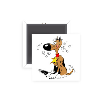 Rantanplan, Μαγνητάκι ψυγείου τετράγωνο διάστασης 5x5cm