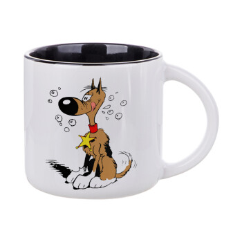 Rantanplan, Κούπα κεραμική 400ml Λευκή/Μαύρη