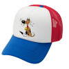 Καπέλο Soft Trucker με Δίχτυ Red/Blue/White 