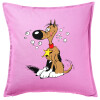 Sofa cushion Pink 50x50cm includes filling