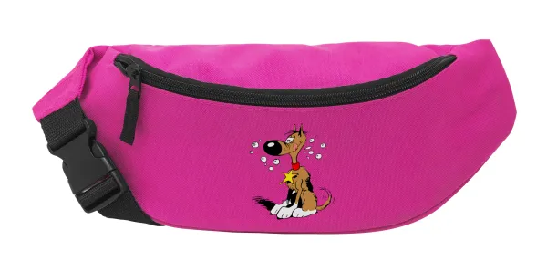 Rantanplan — Unisex waist bag (banana) in PINK color with 2 pockets