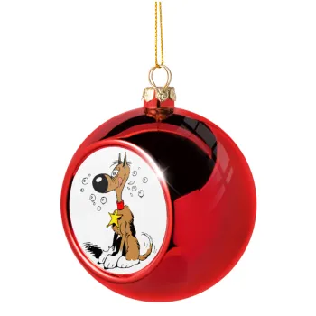 Rantanplan, Christmas tree ball Red 8cm