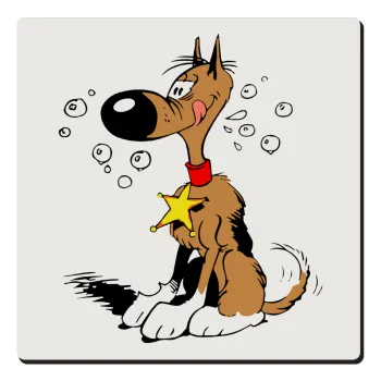 Rantanplan (Ρανταπλάν), Τετράγωνο μαγνητάκι ξύλινο 6x6cm