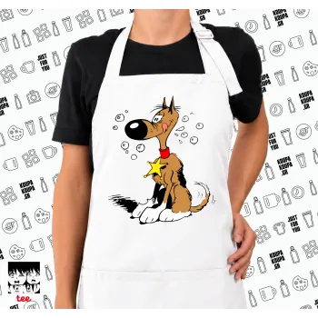 Rantanplan (Ρανταπλάν), Ποδιά μακριά Σεφ ολόσωμη με τσέπες white (ΕΝΗΛΙΚΩΝ)