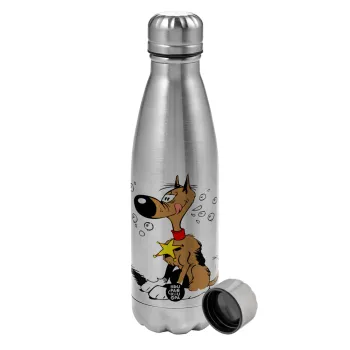Rantanplan, Metallic water bottle, stainless steel, 750ml
