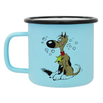 Rantanplan, Κούπα Μεταλλική εμαγιέ ΜΑΤ σιέλ 360ml