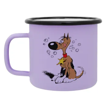 Rantanplan (Ρανταπλάν), Κούπα Μεταλλική εμαγιέ ΜΑΤ Light Pastel Purple 360ml