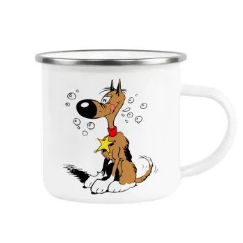 Rantanplan (Ρανταπλάν), Κούπα Μεταλλική εμαγιέ λευκη 360ml