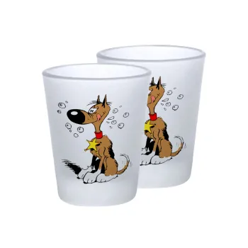 Rantanplan (Ρανταπλάν), Σφηνοπότηρα γυάλινα 45ml του πάγου (2 τεμάχια)