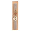 Easter Set, wooden keychain & scented Easter candle flat (30cm) (GRAY)