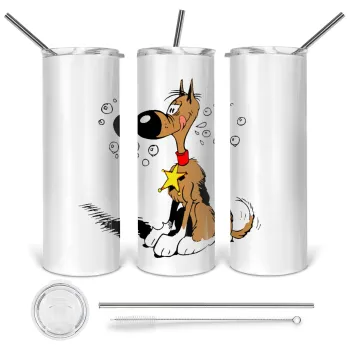 Rantanplan, Tumbler stainless steel 600ml, with metal straw & cleaning brush