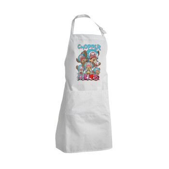 Chopper One Piece, Adult Chef Apron (with sliders and 2 pockets)