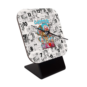 Chopper One Piece, Επιτραπέζιο ρολόι ξύλινο με δείκτες (10cm)