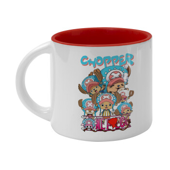 Chopper One Piece, Κούπα κεραμική 400ml Λευκή/Κόκκινη
