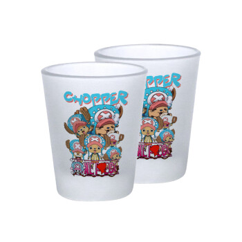 Chopper One Piece, Σφηνοπότηρα γυάλινα 45ml του πάγου (2 τεμάχια)