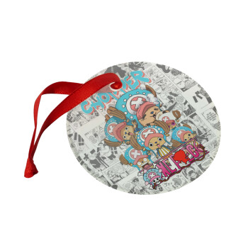 Chopper One Piece, Christmas ornament glass 9cm
