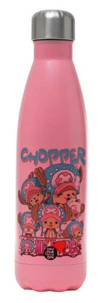 Chopper One Piece — Metal mug thermos Pink Mat (Stainless steel), double wall, 500ml