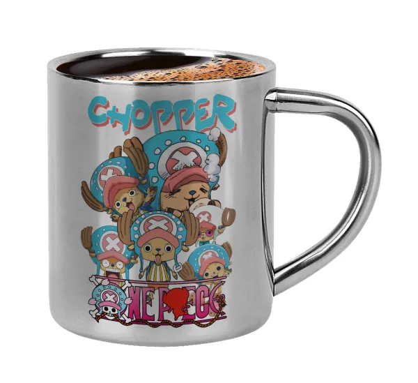 Chopper One Piece — Double-wall metal cup for espresso (220ml)