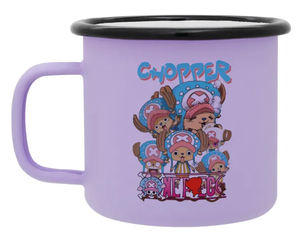 Chopper One Piece — Κούπα Μεταλλική εμαγιέ ΜΑΤ Light Pastel Purple 360ml
