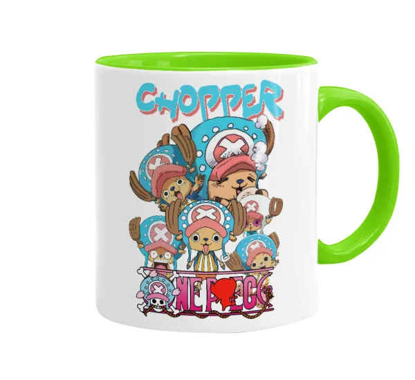 Chopper One Piece — Κούπα χρωματιστή βεραμάν, κεραμική, 330ml