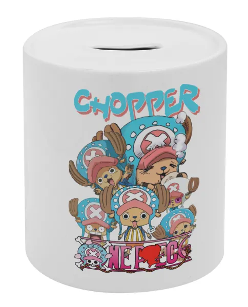 Chopper One Piece — Κουμπαράς πορσελάνης με τάπα