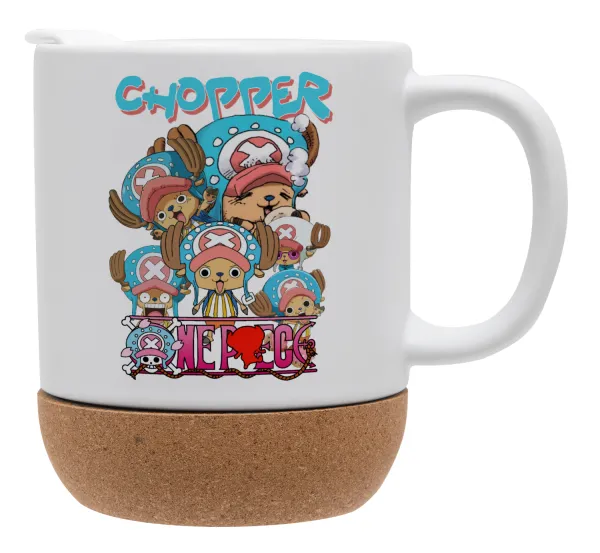 Chopper One Piece — Κούπα, κεραμική με βάση φελού και καπάκι (ΜΑΤ), 330ml