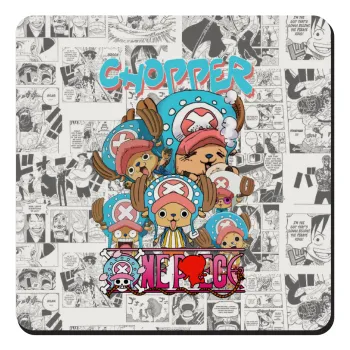 Chopper One Piece, Τετράγωνο μαγνητάκι ξύλινο 9x9cm