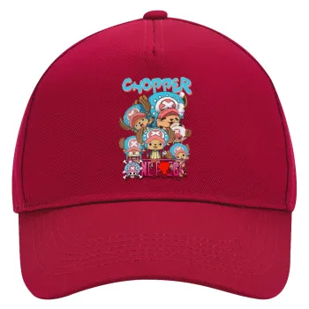 Chopper One Piece, Adult Ultimate Hat RED, (100% COTTON DRILL, ADULT, UNISEX, ONE SIZE)