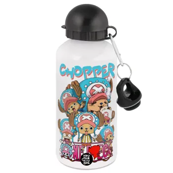Chopper One Piece, Metal water bottle, White, aluminum 500ml