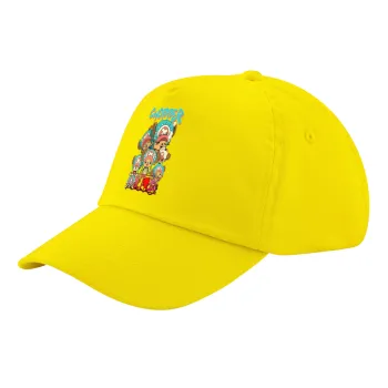 Chopper One Piece, Child's Baseball Cap, 100% Cotton Twill, Yellow (COTTON, CHILD, UNISEX, ONE SIZE)