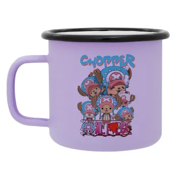 Chopper One Piece, Κούπα Μεταλλική εμαγιέ ΜΑΤ Light Pastel Purple 360ml
