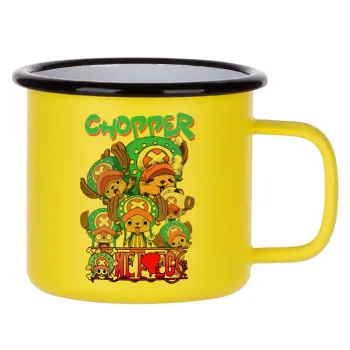 Chopper One Piece, Metallic enamel MATT Yellow cup 360ml
